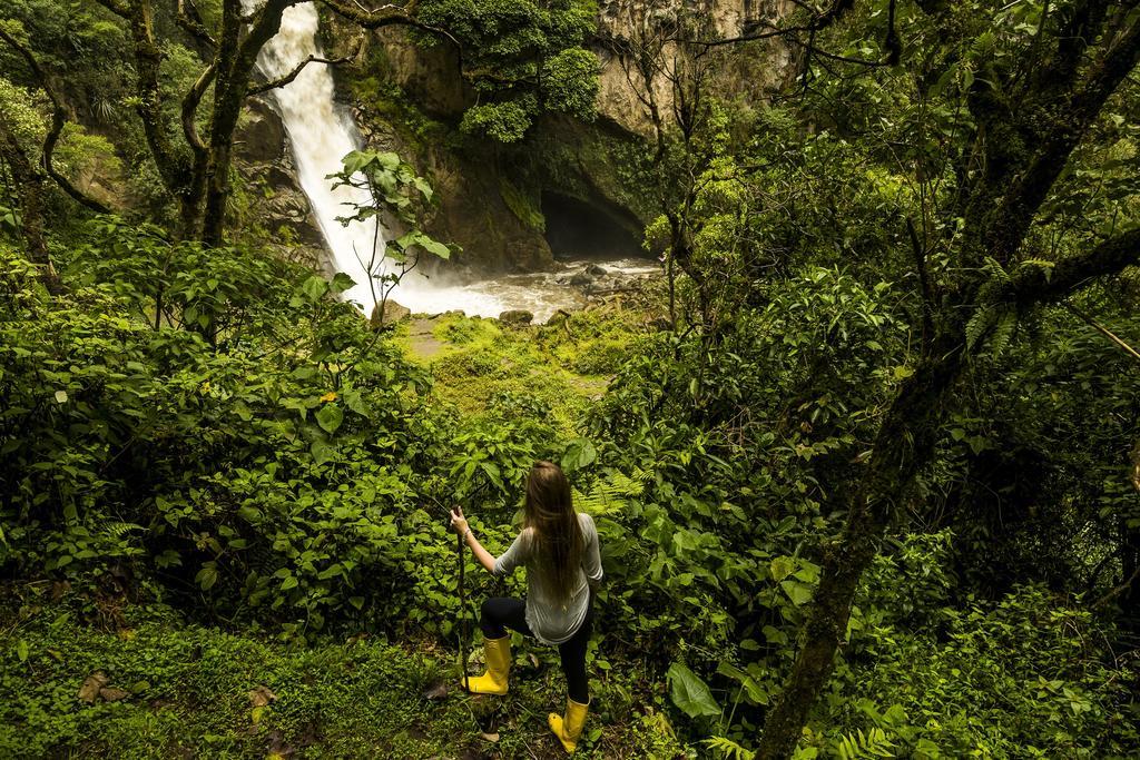 El Hogar De Chocolate Hotel Baños Kültér fotó